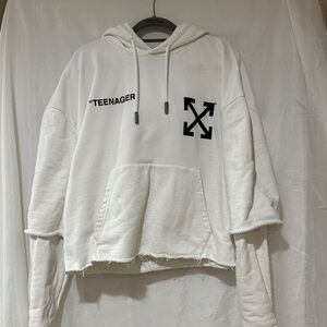 Off White Main Label Large Bart Simpson Hoodie